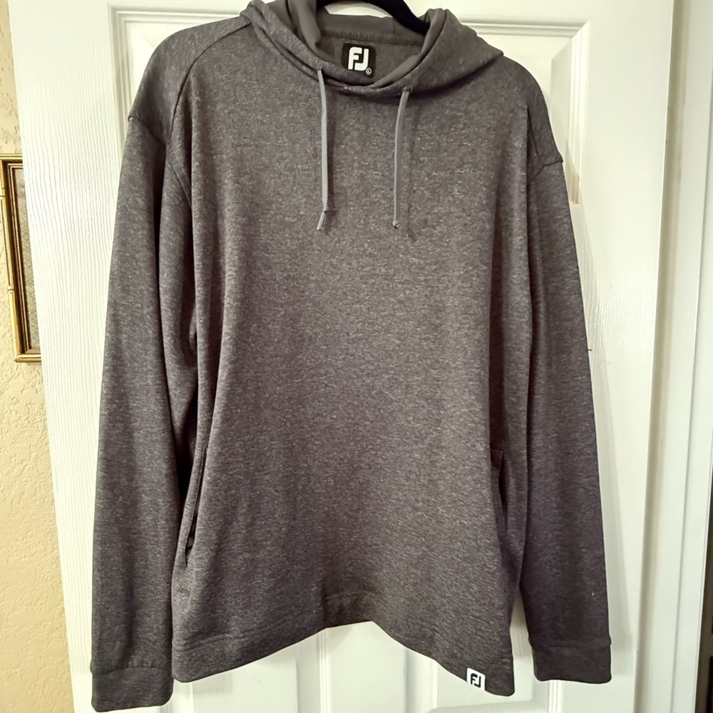 Footjoy Performance Golf Hoodie Large Gray